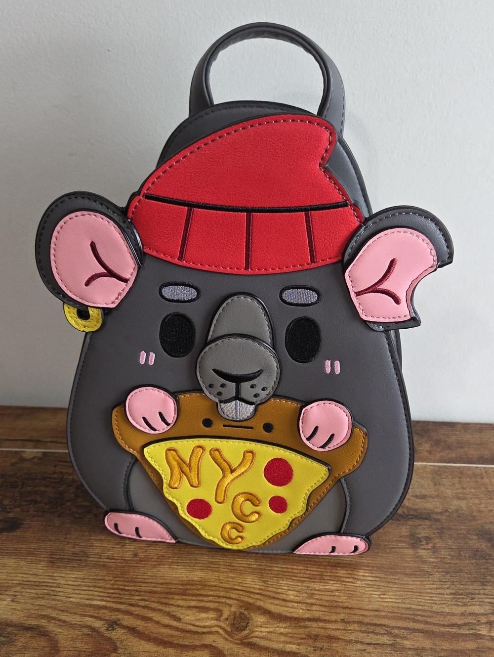 2024 New York Comic Con Exclusive Squishable Pizza Rat Backpack -NWT Deadstock